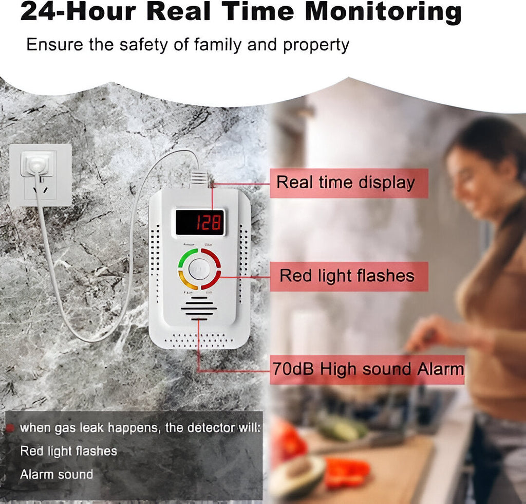 Plug-In Gas & Carbon Monoxide Detector