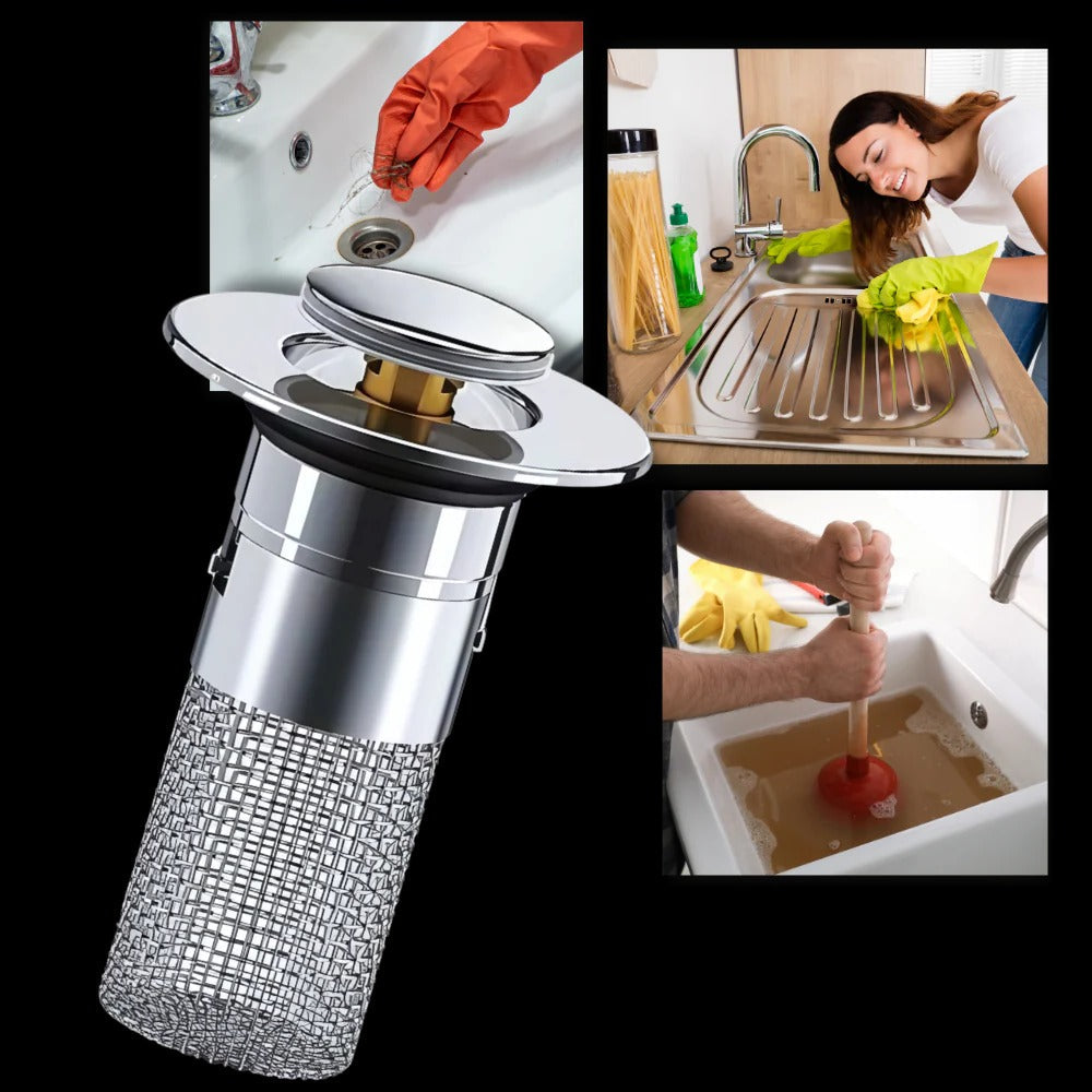 Pop-Up Sink Stopper with Odor Seal
