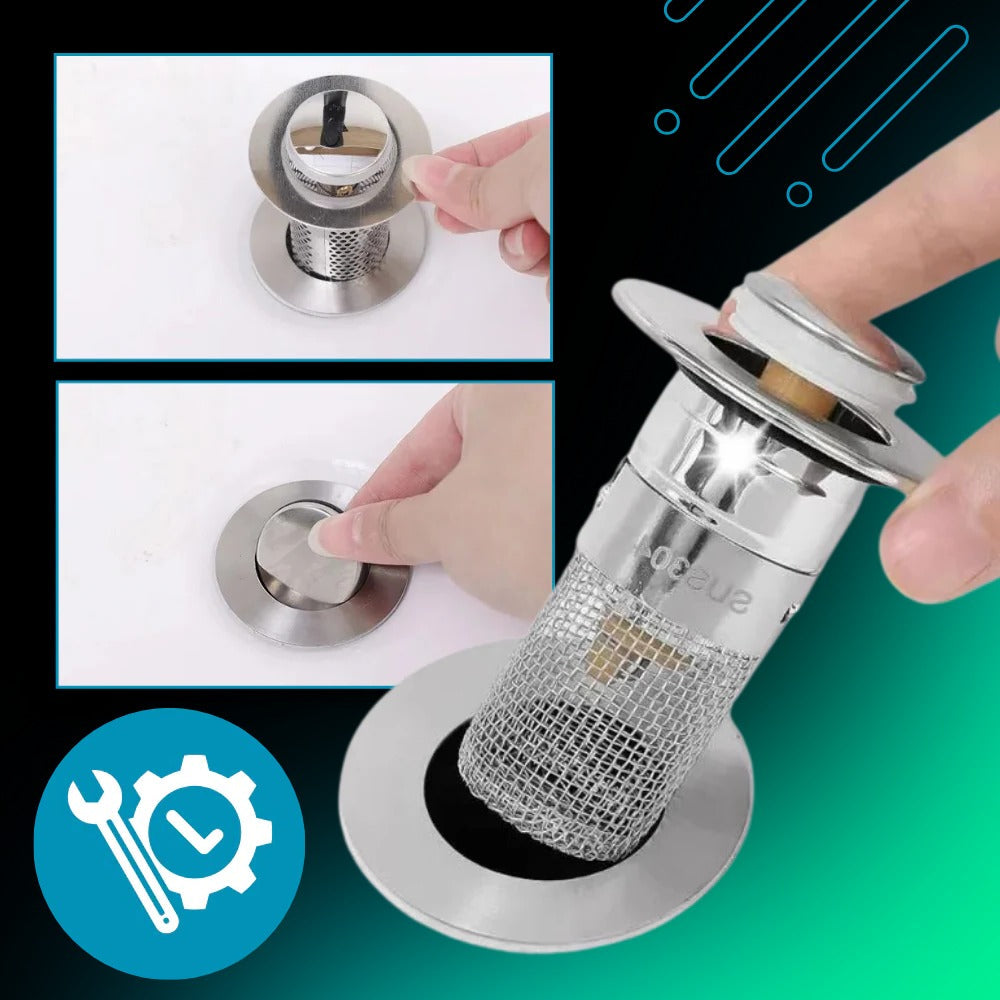 Pop-Up Sink Stopper with Odor Seal