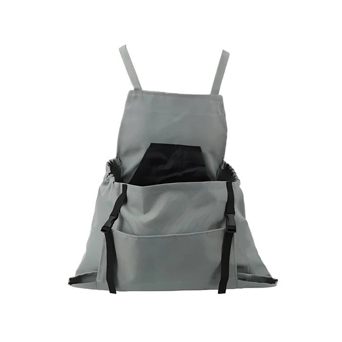 Garden Harvesting Apron with Drop-Release Pouch