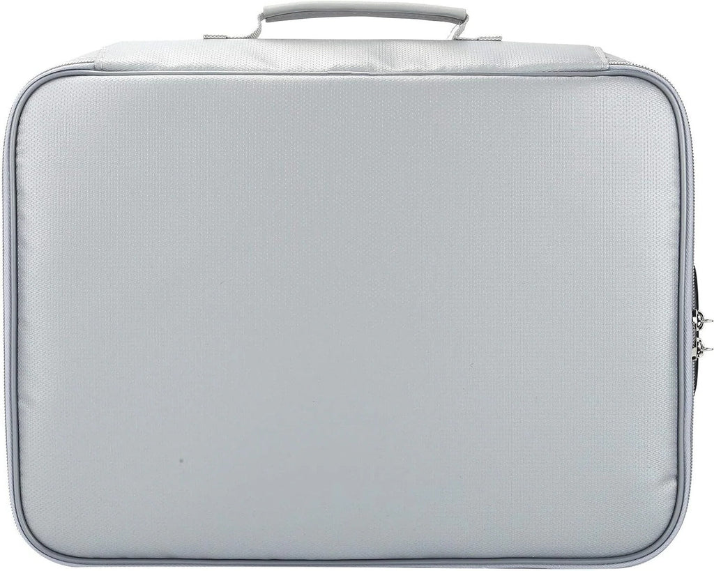 Multi-Layer Zippered Document Organizer Bag