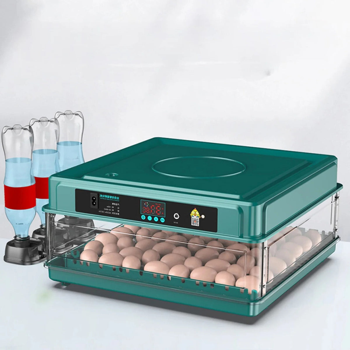 Digital Egg Incubator with Turner & Light Tester