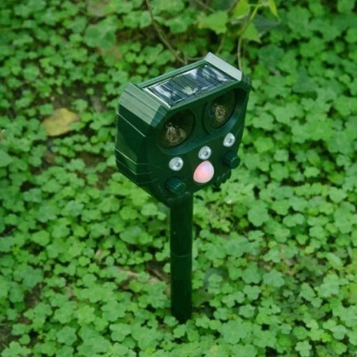 Solar Powered Ultrasonic Snake Repeller