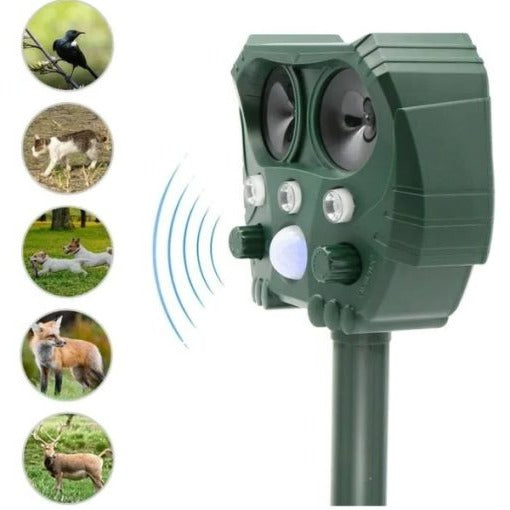 Solar Powered Ultrasonic Snake Repeller