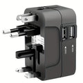 Universal Travel Adapter with Dual USB Ports