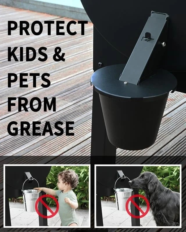 BBQ Grill Grease Collector Tray