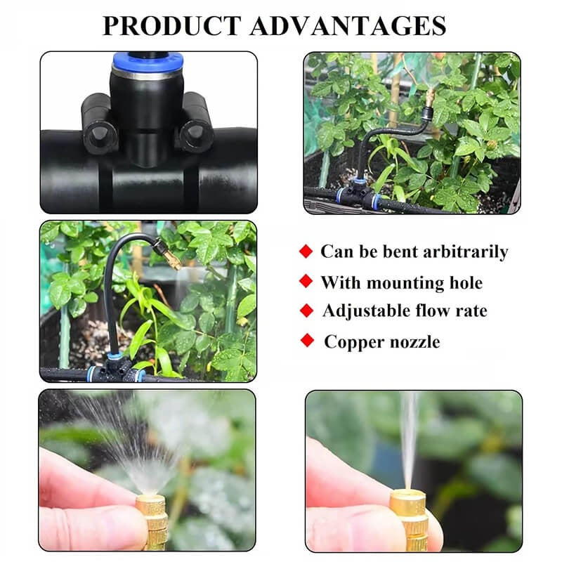 Drip Irrigation Kit with Flexible Hose