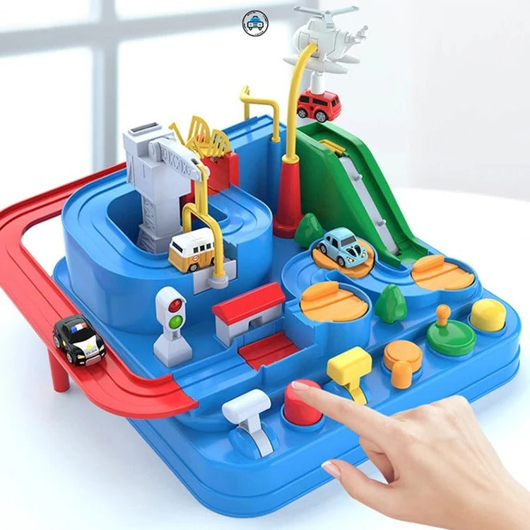 Kids' Mechanical Vehicle Track Playset