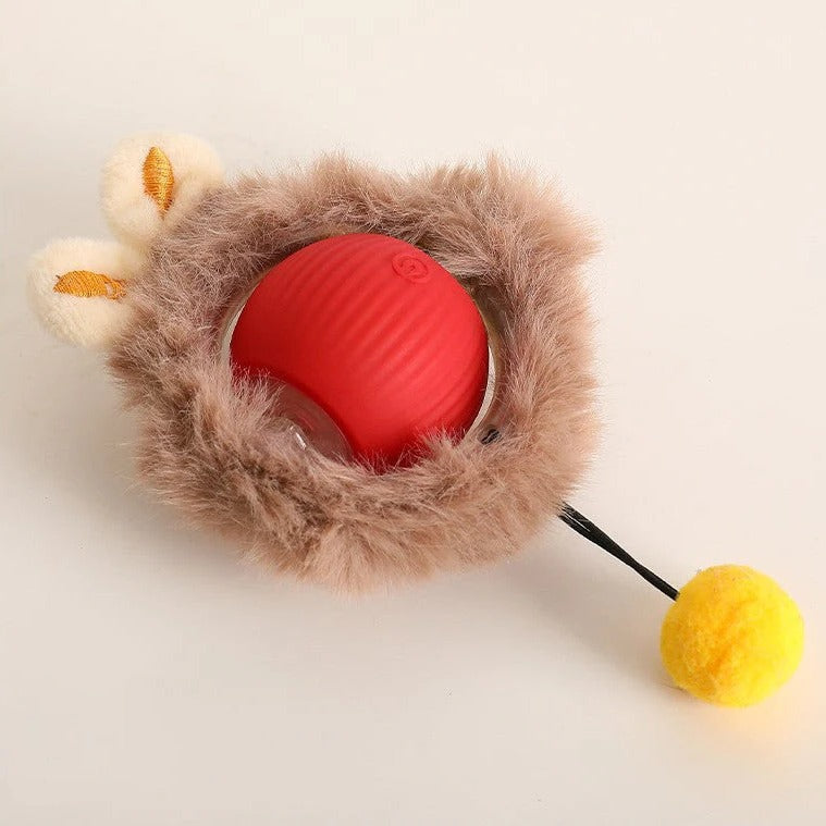 Interactive Rolling Ball with Tail for Dogs