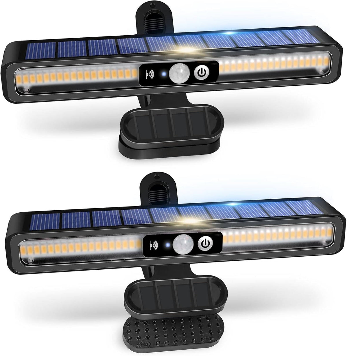 Portable Solar Fence Lights – 2 Pack