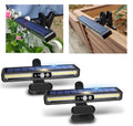 Portable Solar Fence Lights – 2 Pack