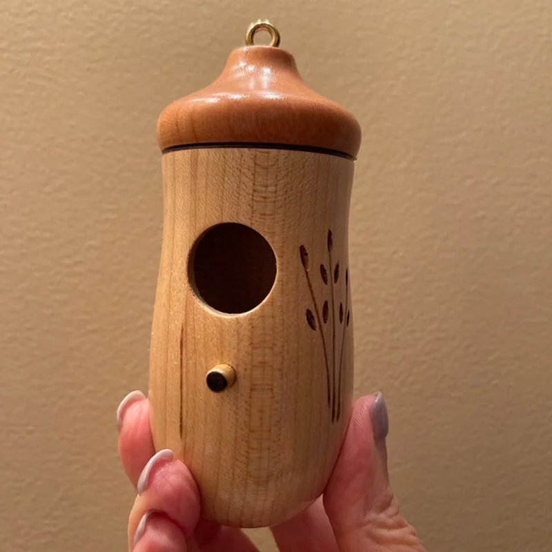 Wooden Hummingbird House