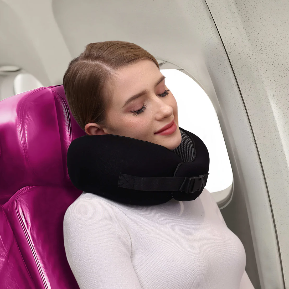 Travel Neck Pillow for Sleep & Support