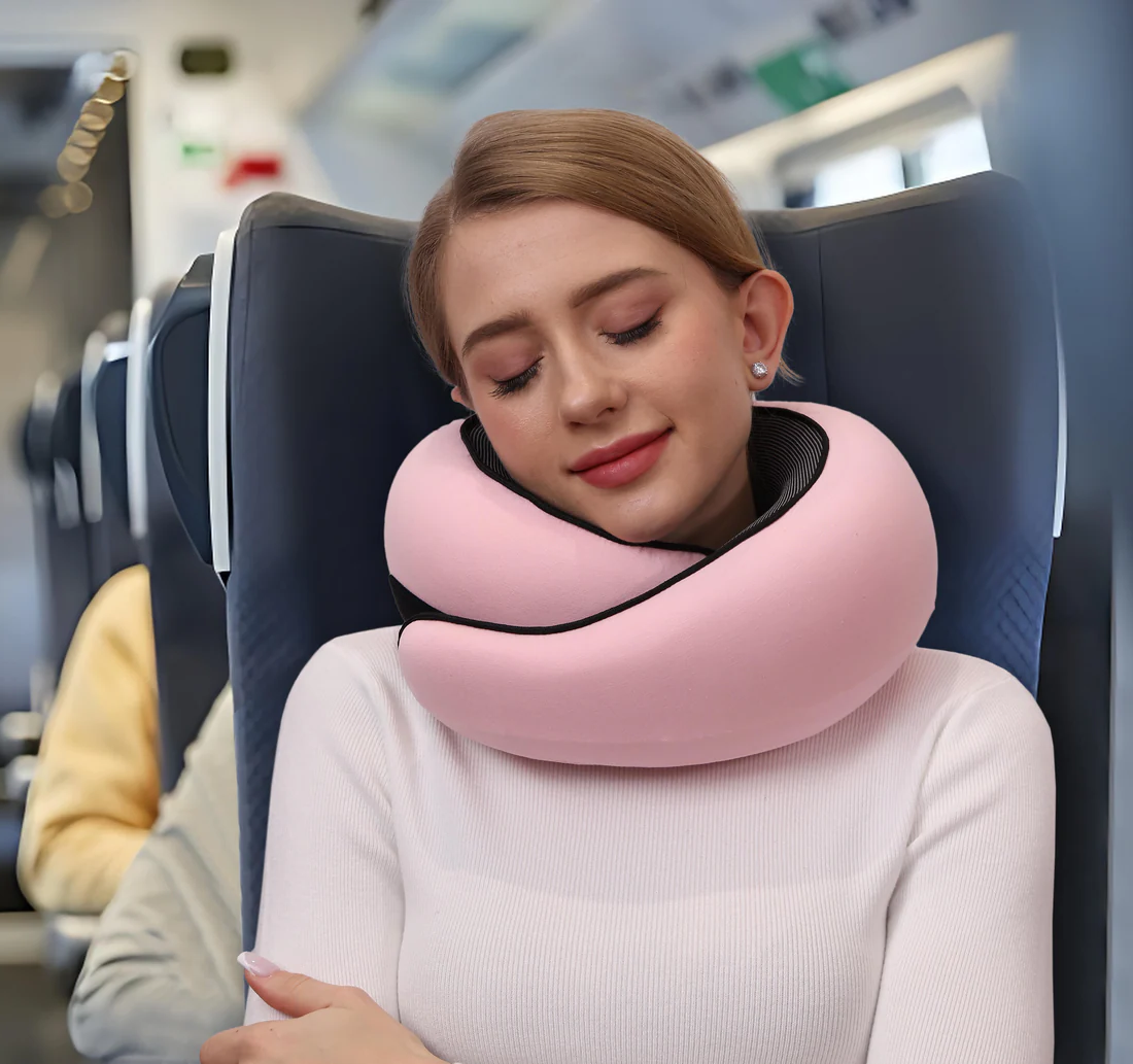 Travel Neck Pillow for Sleep & Support