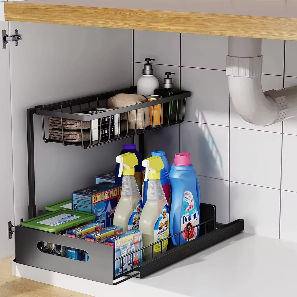 2-Tier Slide-Out Under Sink Organizer