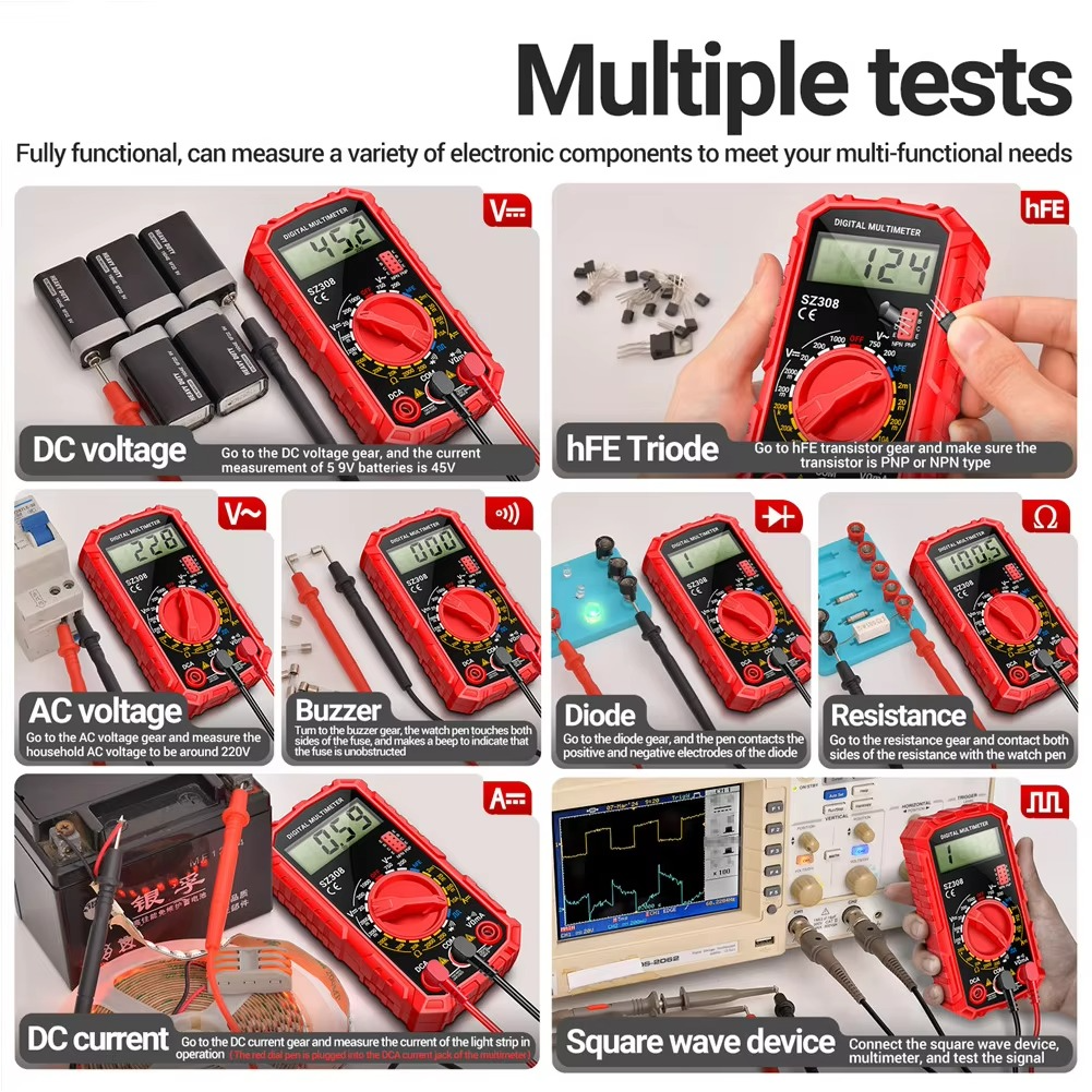 Digital Multimeter Electrical Test Kit