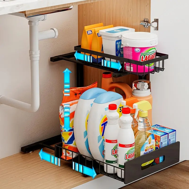 2-Tier Slide-Out Under Sink Organizer